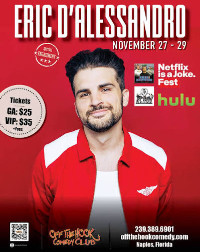 Eric D'Alessandro live tour poster 2026–2027